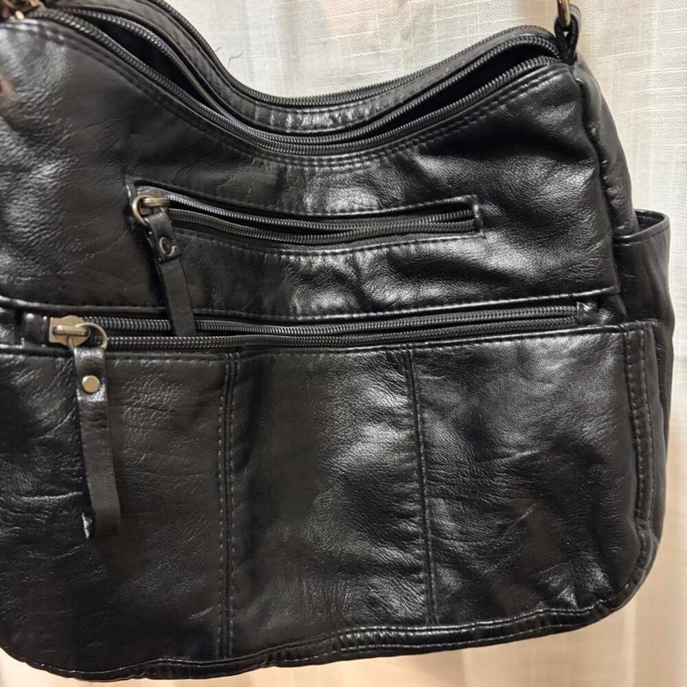 Volganik rock pleather crossbody purse